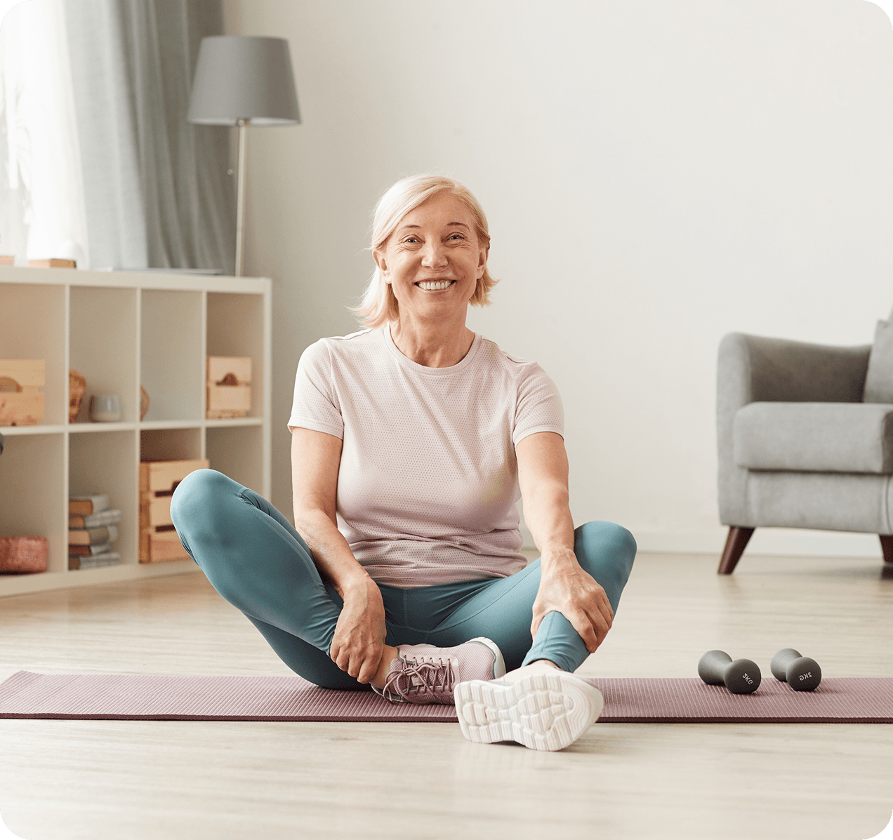 Woman using mobile phone